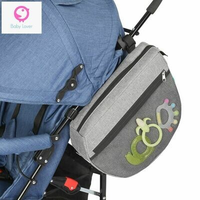 Универсален органайзер/чанта за бебешка количка с място за мокри кърпички Horizontal
