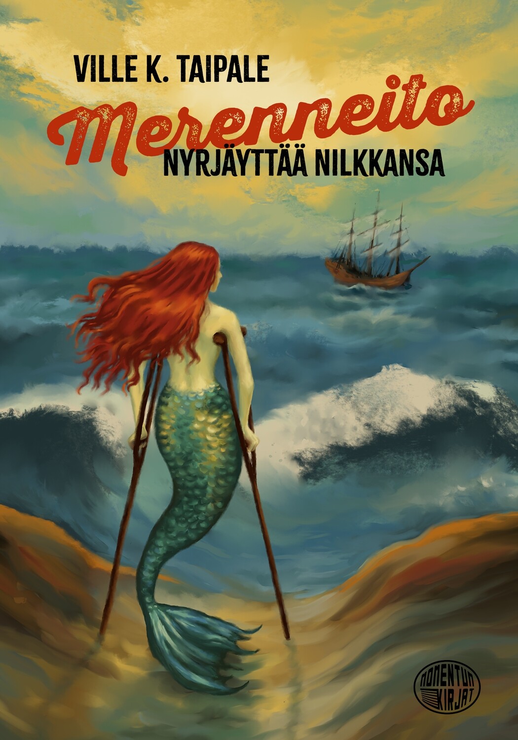 Merenneito nyrjäyttää nilkkansa