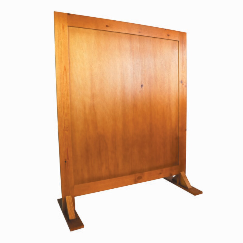 Social Distancing Screen 1200mm x 1500mm Light Golden Oak