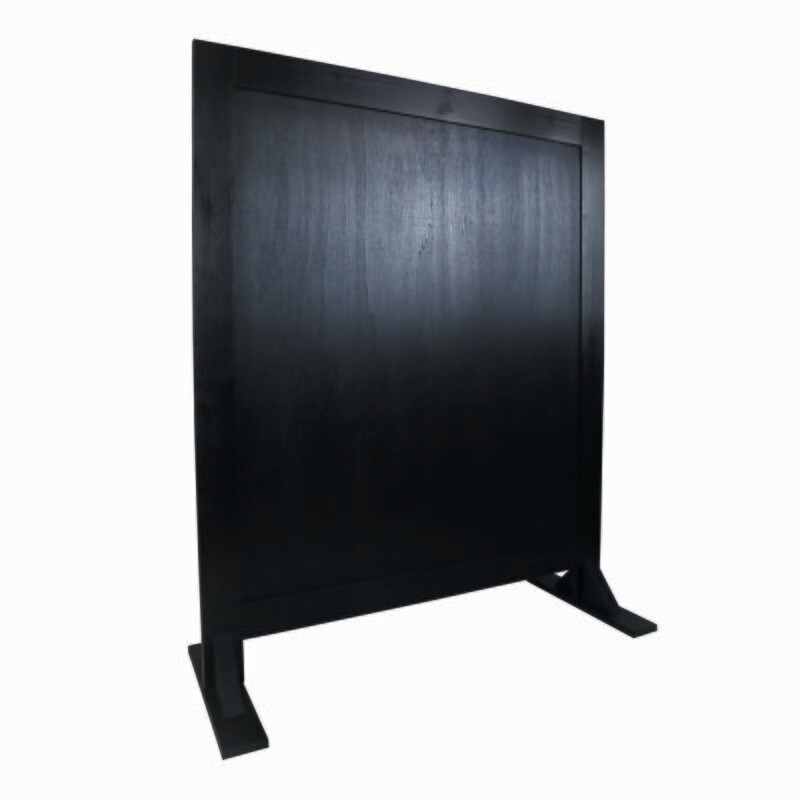 Social Distancing Screen 1200mm x 1500mm Black Ash