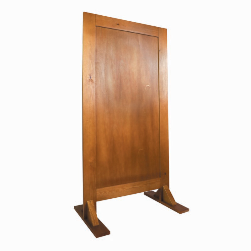 Social Distancing Screen 750mm x 1500mm Light Golden Oak
