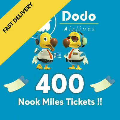 200 | 400 Nook Miles Ticket 🎫