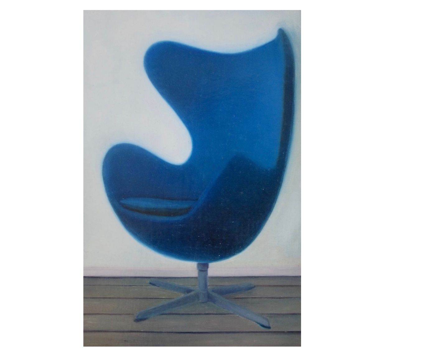 Egg-chair Blue