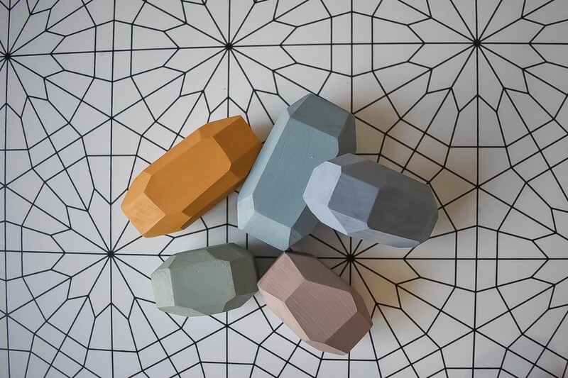 1/2 Set Gem Stacking Blocks