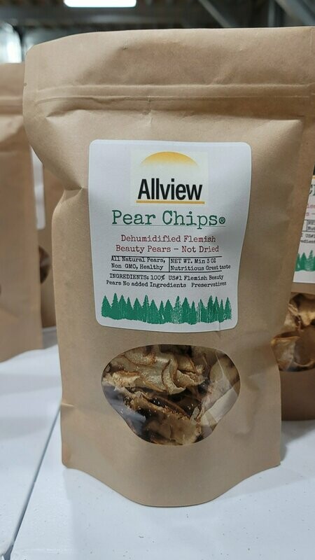 Dehydrated Flemish Beauty Pear Snack chips