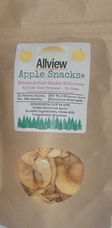 SALE! Dehydrated Golden Delicious Apple snack Chips (Dried)
