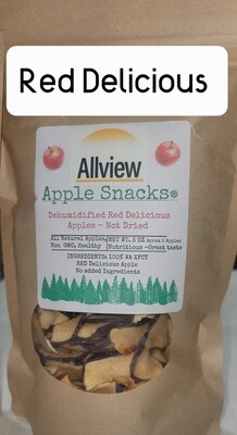 Dehydrated Red Delicious Apple Snack Chips (Dried)