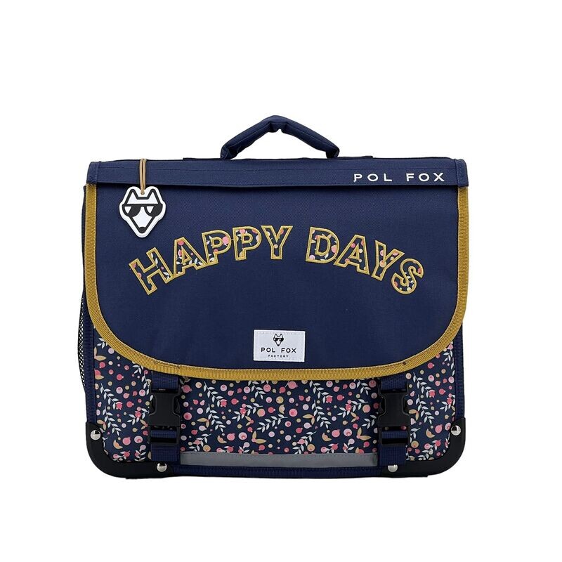 Cartable 41cm HAPPY BLUE (réversible)