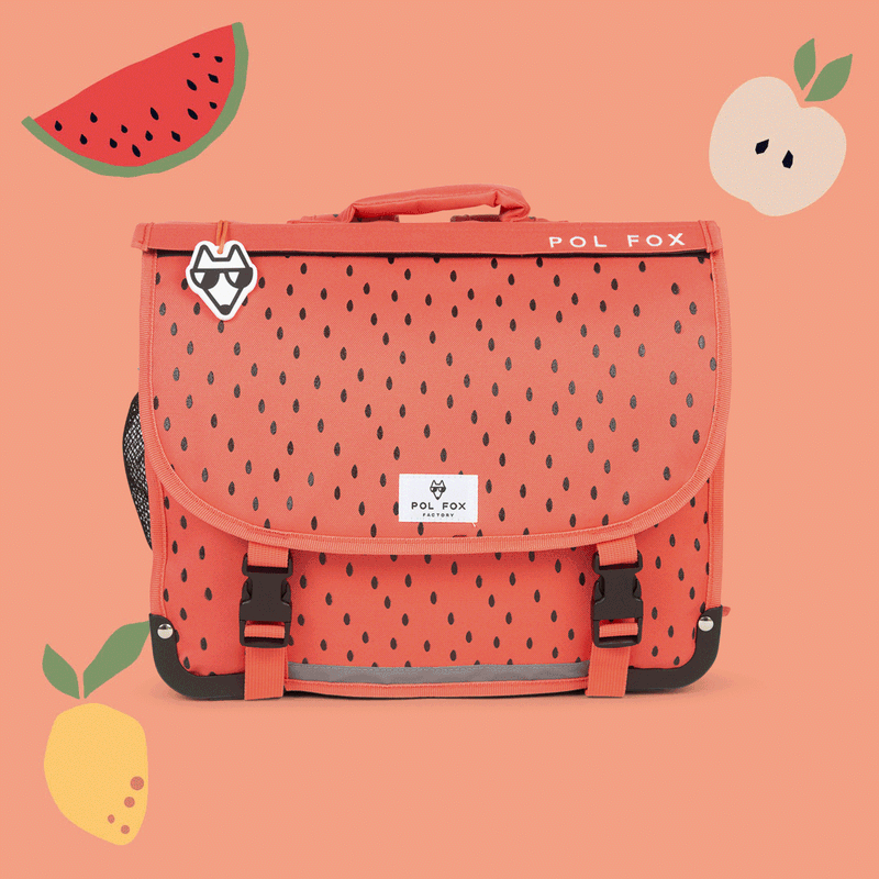 Cartable 38cm TUTTI FRUTTI (réversible)