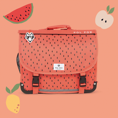 Cartable 38cm TUTTI FRUTTI (réversible)