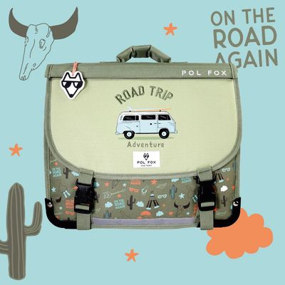 Cartable ROAD TRIP 35cm (réversible)