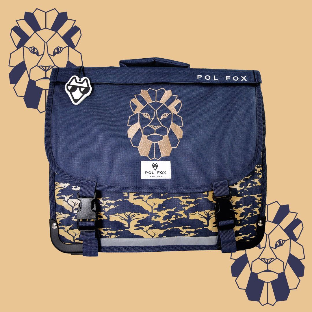 Cartable 38cm LION (réversible)