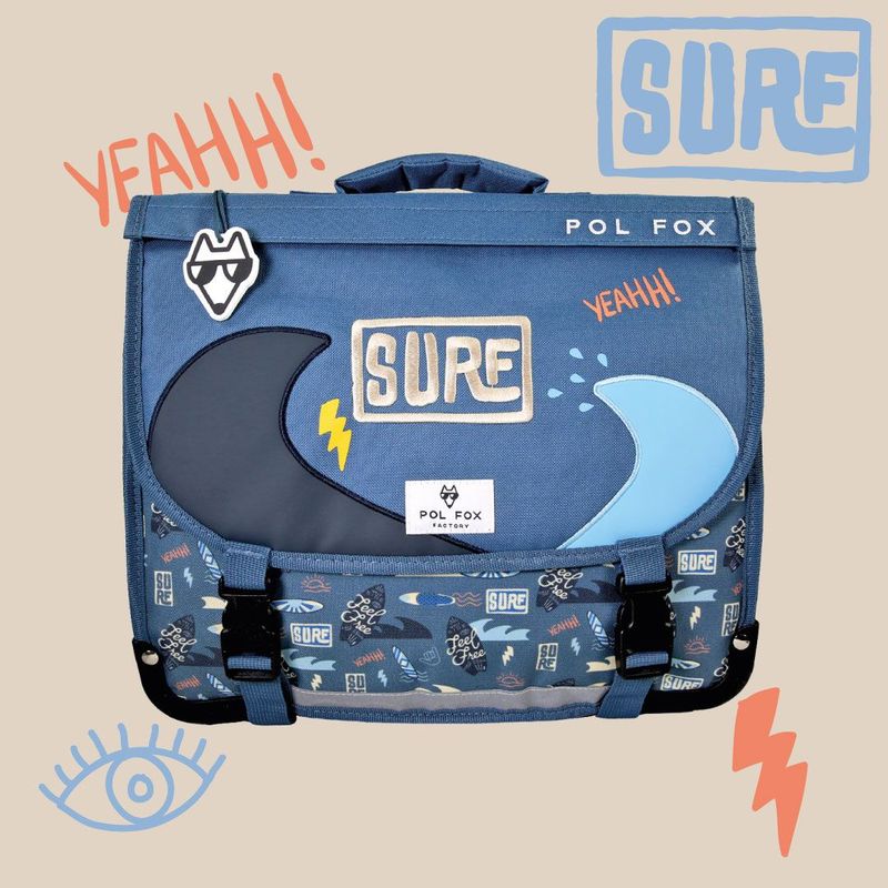 Cartable 38cm SURF (réversible)