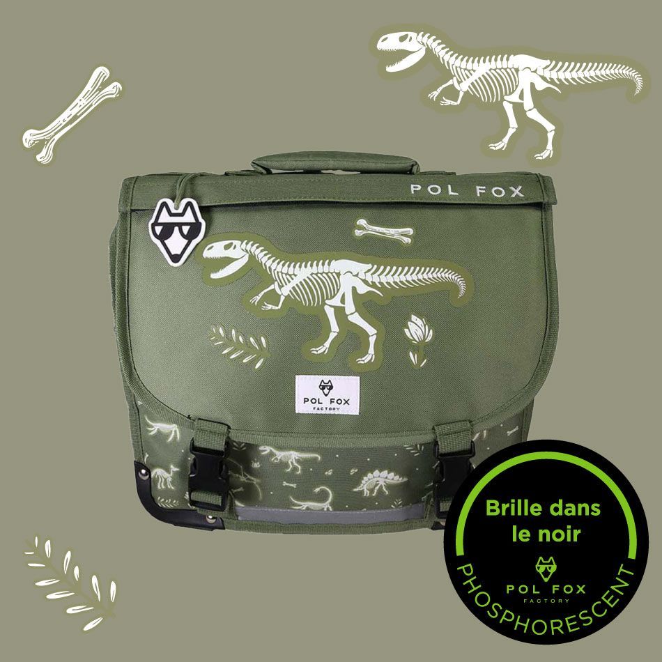Cartable Jurassic 38cm (réversible)
