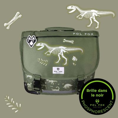 Cartable Jurassic 38cm (réversible)
