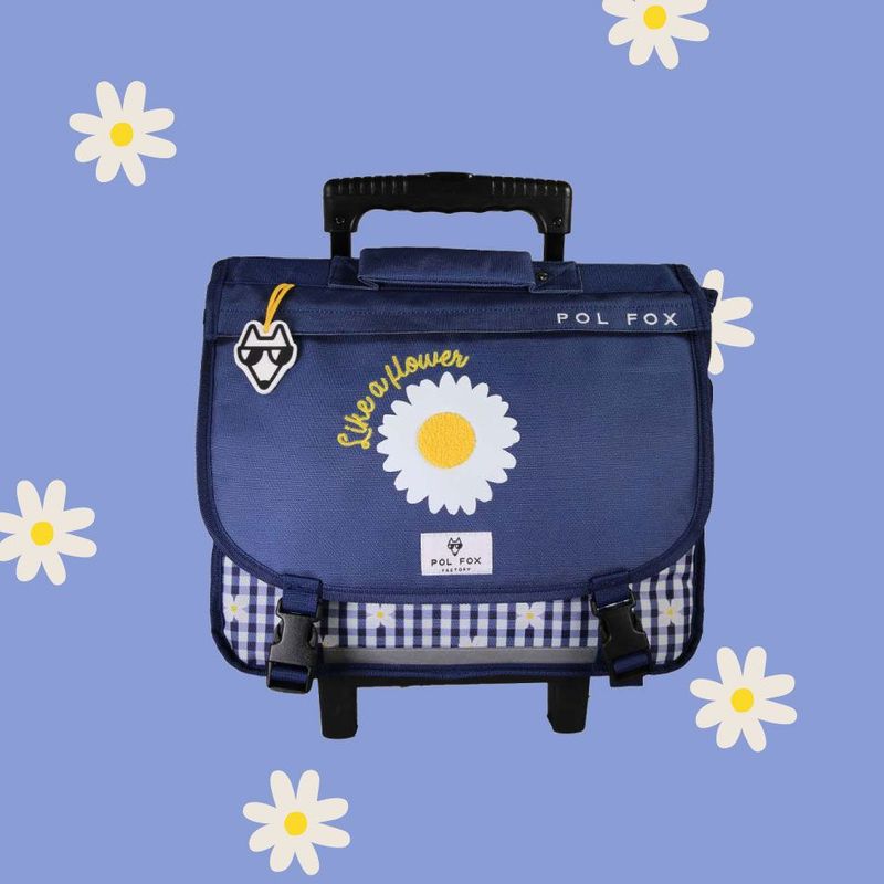 Cartable à roulettes 38 cm Daisy (réversible) Cartable à roulettes 38 cm Daisy (réversible)