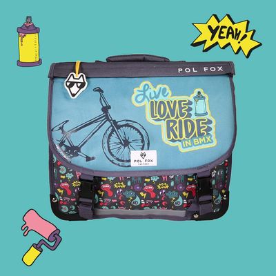 Cartable Rider 38cm (réversible) Cartable Rider 38cm (réversible)