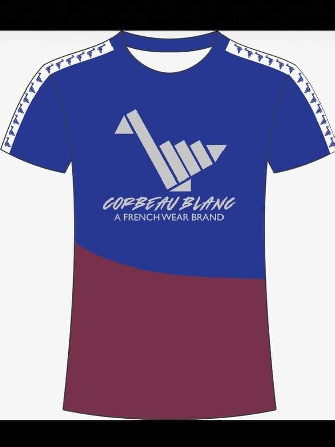 T-shirt Corbeau Blanc