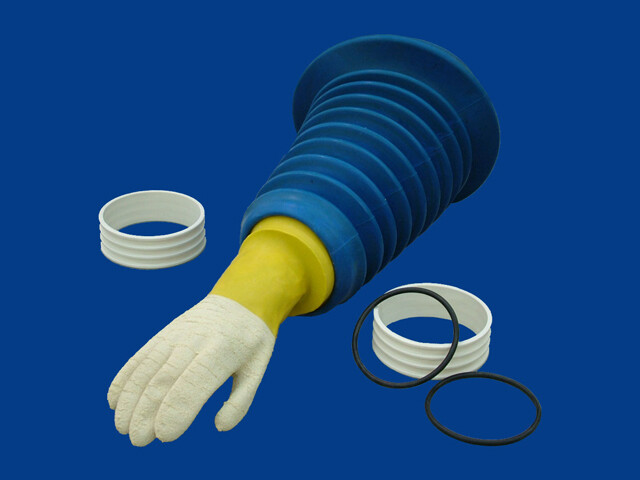Blue Butadyl Accordion Sleeve