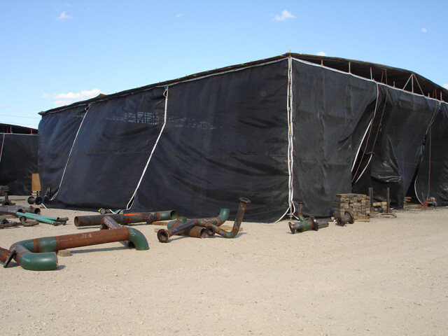 Black Shade Containment Screens