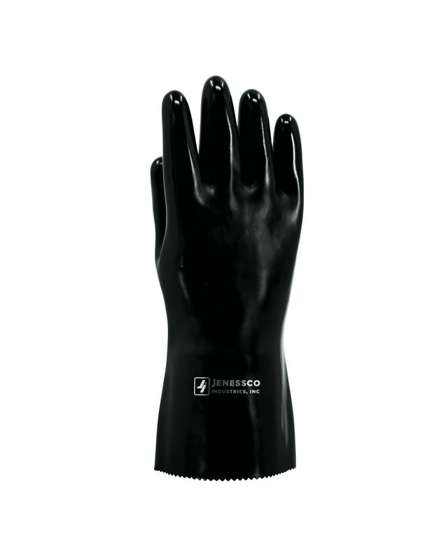 14” Extra Thick Unlined Natural Rubber Glove