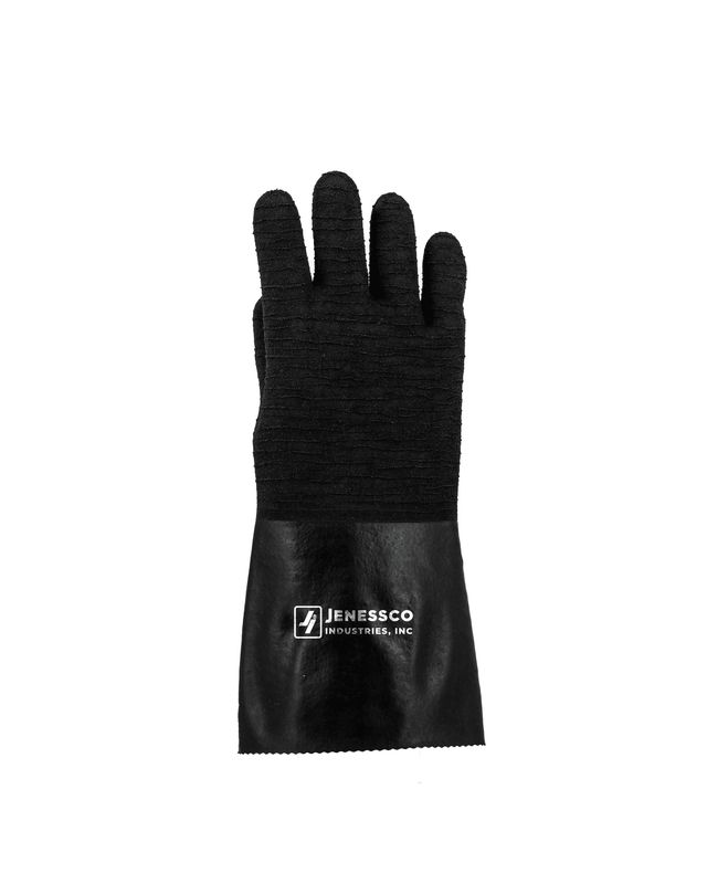 14” Textured Seamless Cotton-Lined Hand Specific Glove