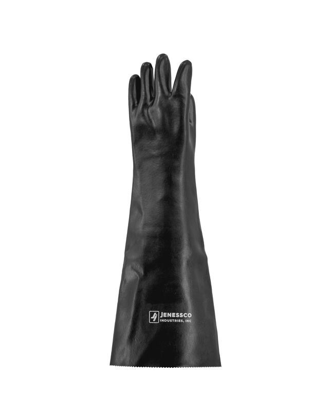 24” Natural Rubber Glove with Polyester Fleece Lining