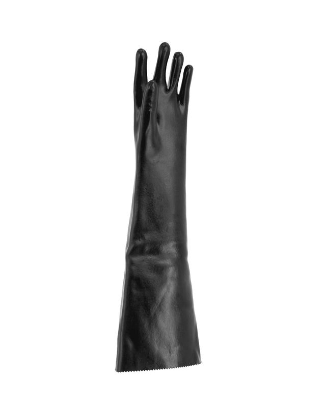 24” Natural Rubber Glove with Polyester Fleece Lining