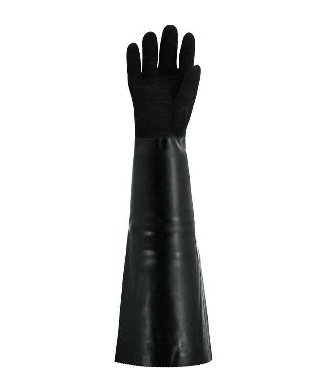 24” Textured Seamless Cotton-Lined Hand Specific Glove