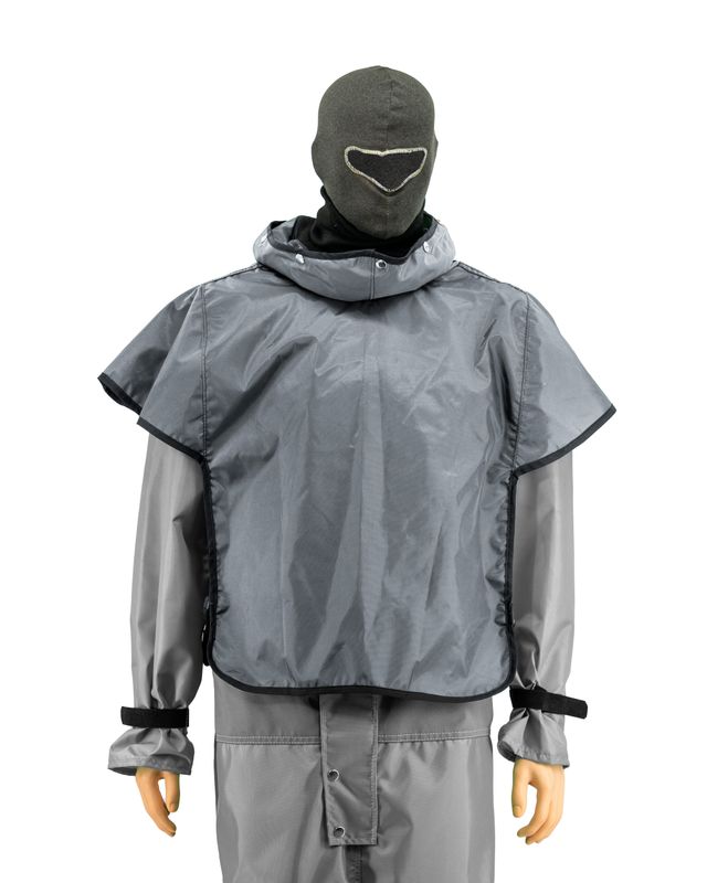Nova Style Grey Nylon Blast Cape