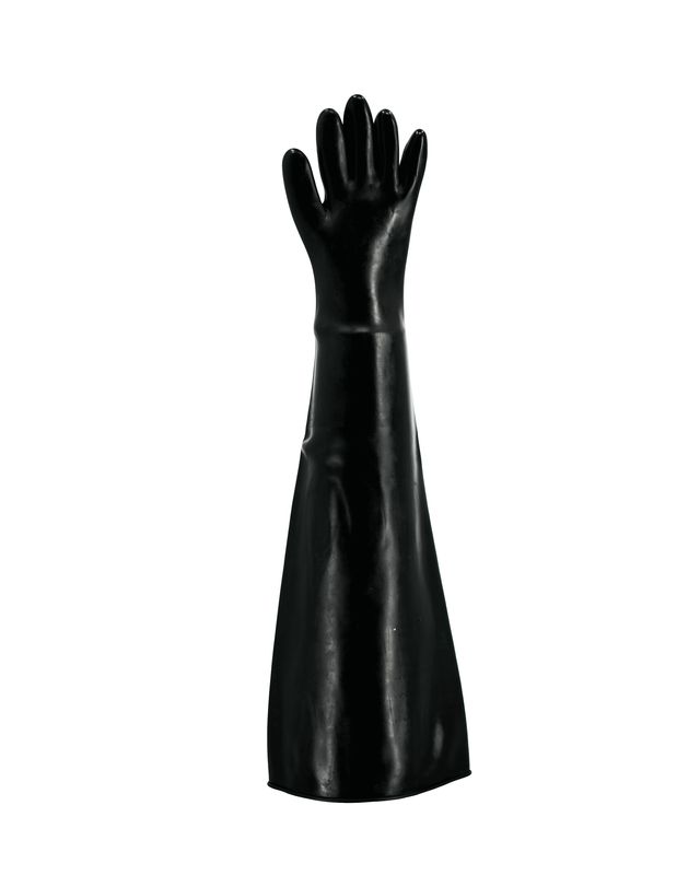 32" Ambidextrous Unlined Rubber Blast Glove