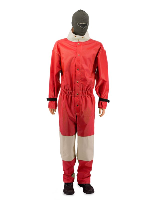 Red Nylon Blast Suit