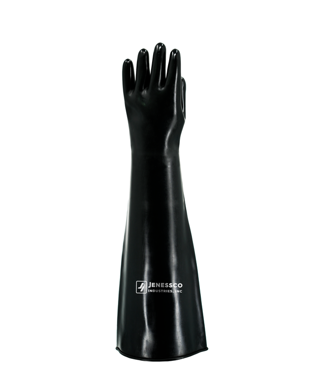 26&quot; Black Rubber Blast Glove