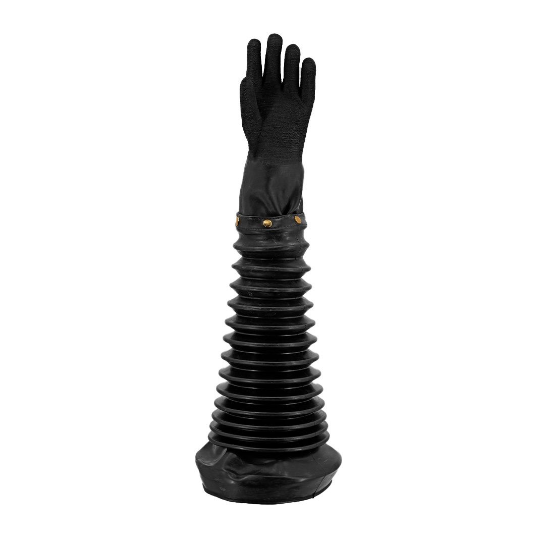 Black Ring Glove and Accordion Sleeve Combo