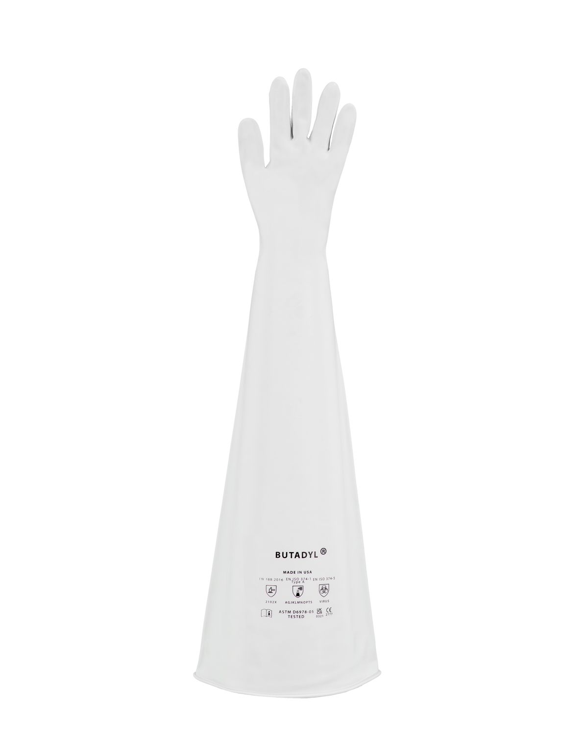 Ambidextrous Butadyl Drybox Glove