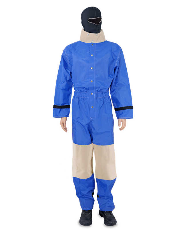 Blue Nylon Blast Suit