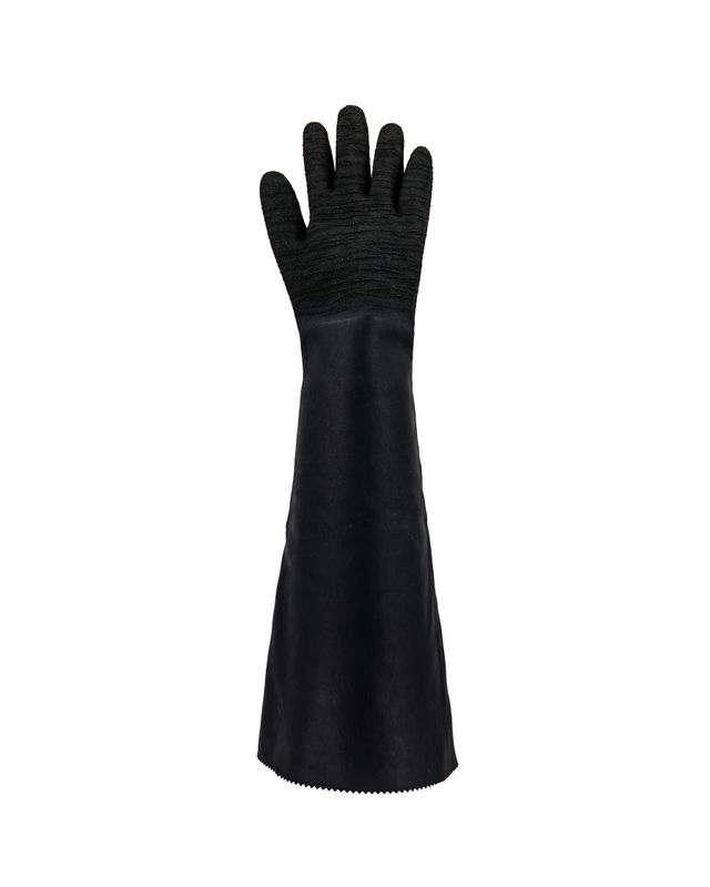 24" Ambidextrous Cotton Lined Seamless Sandblast Glove