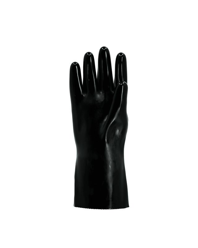 14” Extra Thick Unlined Natural Rubber Glove