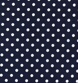 Pea Spots on Navy Blue 