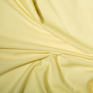Lemon Polycotton Plain