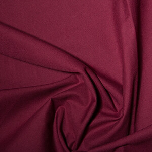 Wine Polycotton Plain