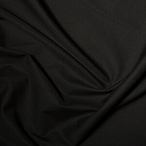 Black Polycotton Plain