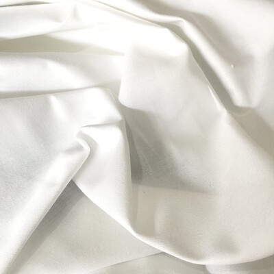 Curtain Lining Sateen White