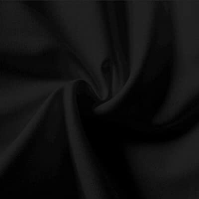 Plain 100% Cotton Black 