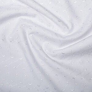 Broderie Anglaise White