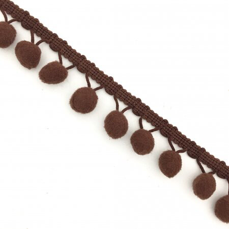 Pom Pom Small Trim, Colour: Black