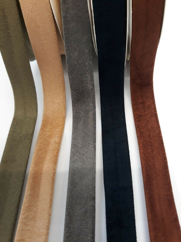 Suedette 18mm Bias Binding Tape 