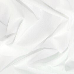 White Polycotton Plain