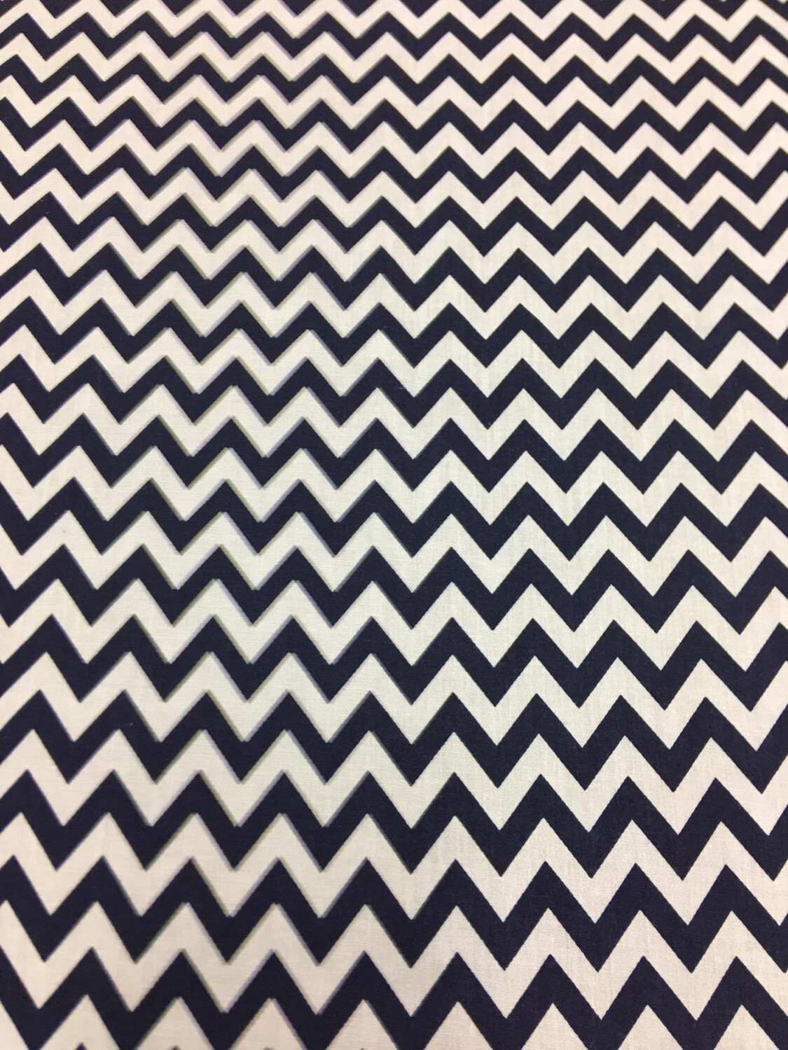Navy And White Zigzag