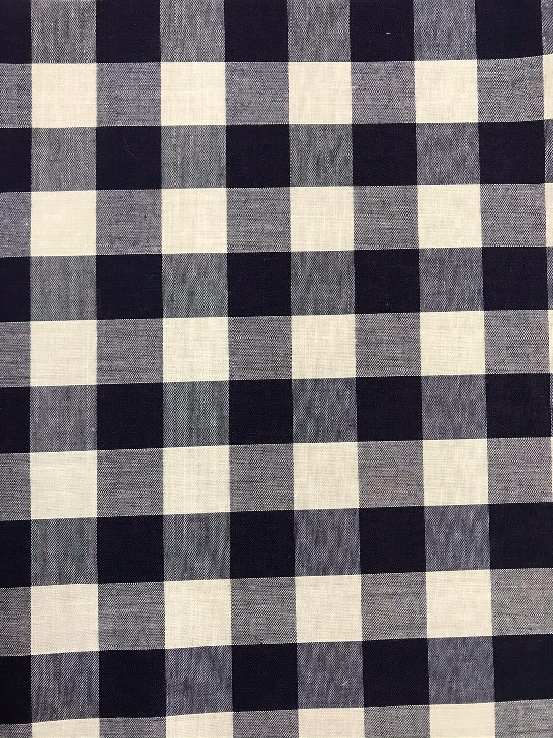  1” Gingham Navy